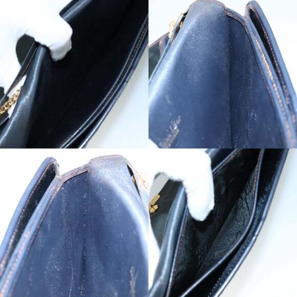 DIOR Chain Shoulder Bag Nylon Navy - Picture 12 of 13